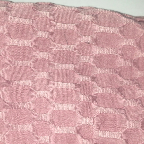 Cacia High Rise Scrunch Butt Honeycomb Bubble Jacquard Pink Slimming Leggings L - Picture 12 of 16